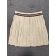 Miu Miu Women's Logo Cashmere Pleated Dress  This series and more laid the brand tone, the pampering and sweetness are left to miumiu it   you super invincible beauty girl must enter the ha ~ restore zp imported from Ita