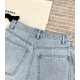 Chane 24s New Cutout Embroidered Denim ShortsCounter the latest models ~ with the original cloth bag full set of packaging, top quality! yb custom washed 100% cotton denim fabrics, looks like a plain jeans, but extremely