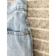 Chane 24s New Cutout Embroidered Denim ShortsCounter the latest models ~ with the original cloth bag full set of packaging, top quality! yb custom washed 100% cotton denim fabrics, looks like a plain jeans, but extremely