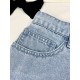 Chane 24s New Cutout Embroidered Denim ShortsCounter the latest models ~ with the original cloth bag full set of packaging, top quality! yb custom washed 100% cotton denim fabrics, looks like a plain jeans, but extremely