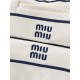 Miu Striped Shorts - Beige Detailed Shots