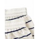 Miu Striped Shorts - Beige Detailed Shots