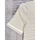 Miumi 2024 Summer New Striped Knit DressesCounter newest ~ with the original gift box   full set of packaging, top quality! yb fixed weaving and dyeing 95% cotton  5% nylon, soft and comfortable on the upper body, chest 