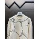 p425 Dior Star SweaterUsing 50 wool 50 viscose 26 yarn, first the original yarn desizing and then 5 hairs and a hair, using a special process for twisting, the finished product feels rough, drape is very strong, the weig