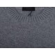 P250Prada collar triangle exclusive logo design Wool crew neck sweaterExclusive to the marketIt is not made of market wool by washing.500KG for each color.Selected first-class woolen factories as OEMCustomized washing ma