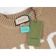 P255Gucc 2023 new jacquard letter sweater2023 fall and winter collection round neck ribbed neckline letters logo jacquard pattern embellishment simple and advanced wool knitted fabric thick, soft and comfortable loose fi