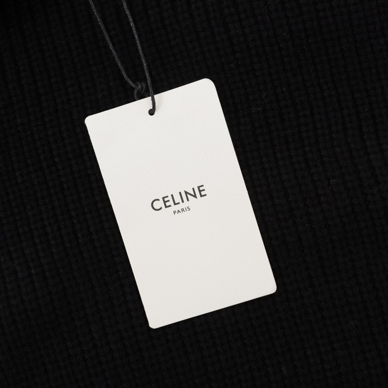 250Celine 23FW Letters Logo Crew Neck SweaterThe original official website 10500 purchase, Celine fall and winter of the latest models LOGO sweater, version of the full reference to the original, the market length of mor