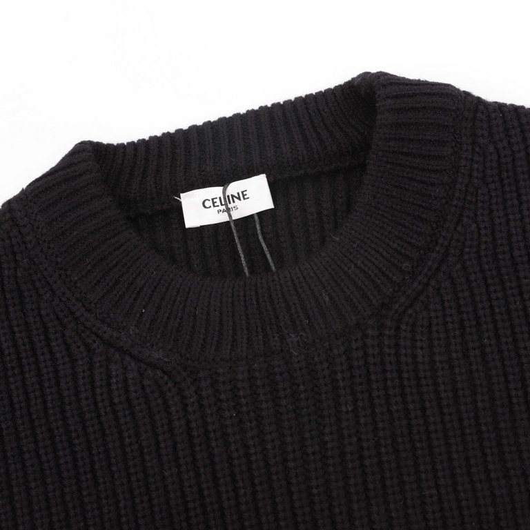 250Celine 23FW Letters Logo Crew Neck SweaterThe original official website 10500 purchase, Celine fall and winter of the latest models LOGO sweater, version of the full reference to the original, the market length of mor