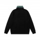 P260 PRADA22SS New Bottom Sweater for Men and Women  From the FallWinter 2022 runway collection, this faux modal wool penguin collar sweater. The body decoration is inspired by science fiction movies. The jacquard neckli