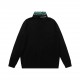 P260 PRADA22SS New Bottom Sweater for Men and Women  From the FallWinter 2022 runway collection, this faux modal wool penguin collar sweater. The body decoration is inspired by science fiction movies. The jacquard neckli