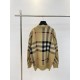 325BURBERRBbr Burberry New Crew Neck Knit Sweater for FallWinterSize：SMLThe official synchronization in the sale of loose fit, the original version of the consistent knitted jacquard plaid pattern, good wear is not picky