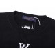 P2501v 2023 New This is a very low volume collection Clock Logo Sweater Clock Pattern Appliqué Pullover features an appliquéd clock pattern on the front and back of the classic 1v logo, and certified merino wool for a ri