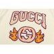 P285Gucci GUCCI towel-embroidered striped patchwork crew neck jacquard sweaterColor whiteSize S M L XL XXL