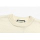 P285Gucci GUCCI towel-embroidered striped patchwork crew neck jacquard sweaterColor whiteSize S M L XL XXL