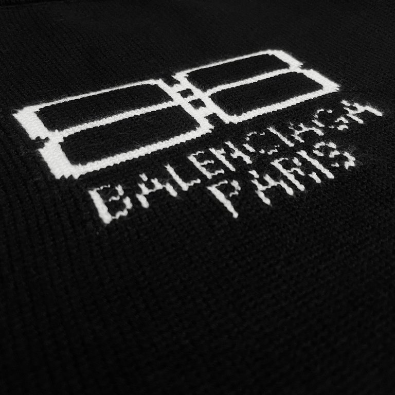 P230 (heavyweight high version)Balenciaga   Balenciaga 23ss New Jacquard Double B Wool Knit Sweater Sweater OS Fit   UnisexThe whole garment 500 grams of heavy weight seconds market currencyThe wool is knitted using 7 ne