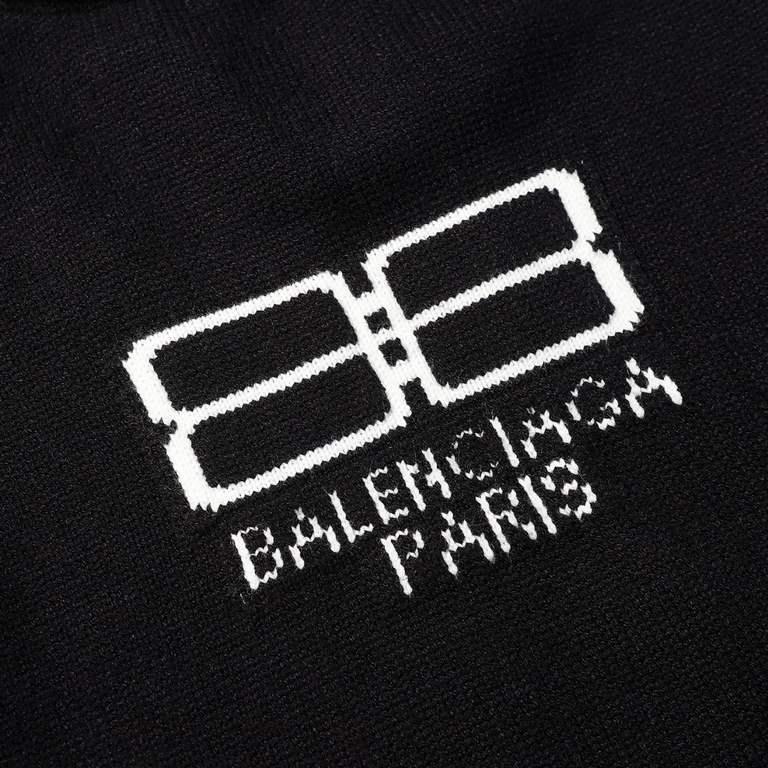 p265 balenciagaparis house sweater knit sweater loose versionGuest imported sweater fabrics mountain wool raw material yarn 7 needle imported knitting machine manufacturing color fixed dyeing high-quality heavyweight hig