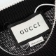 p265 GucciGucci Sweater Needle Full Body Letter G Knit Sweater Loose VersionMountain wool raw material yarn Guest imported sweater fabric 7 needle imported knitting machine manufacturing color fixed dyeing high quality h