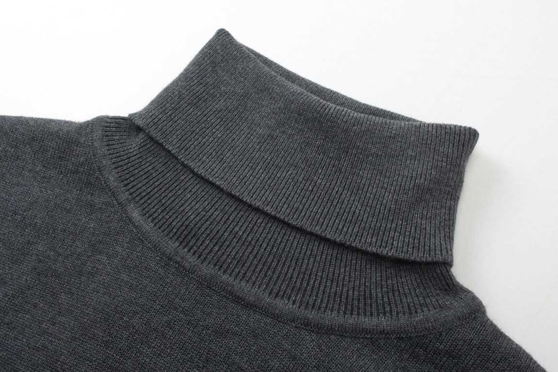 P270LOUIS VUITTON cashmere turtleneck sweater hand sleeve jacquardCashmere-blend turtleneck pullover New SS24 New!20% imported cashmere and 80% merino wool blended, soft and delicate warmth, and absolutely not tied meat,