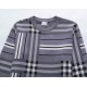 265Burberry Burberry BBR23SS Plaid Patchwork Stripe Knit Crew Neck SweaterOriginally purchased at 11,200, 72% wool 28% synthetic fiber, original four colors of fixed-dye yarn.12-needle imported computerized loom, the who