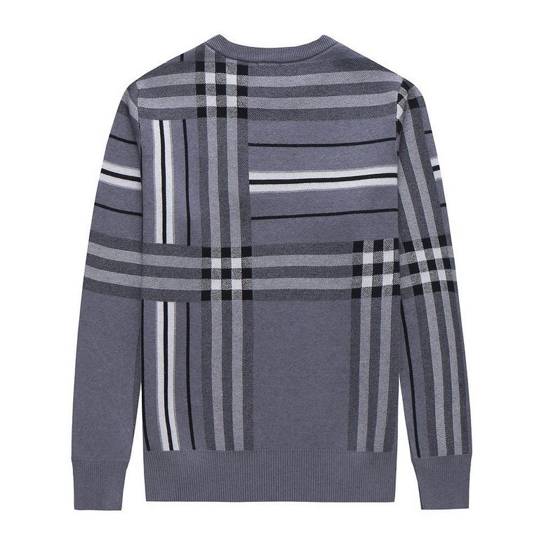 265Burberry Burberry BBR23SS Plaid Patchwork Stripe Knit Crew Neck SweaterOriginally purchased at 11,200, 72% wool 28% synthetic fiber, original four colors of fixed-dye yarn.12-needle imported computerized loom, the who