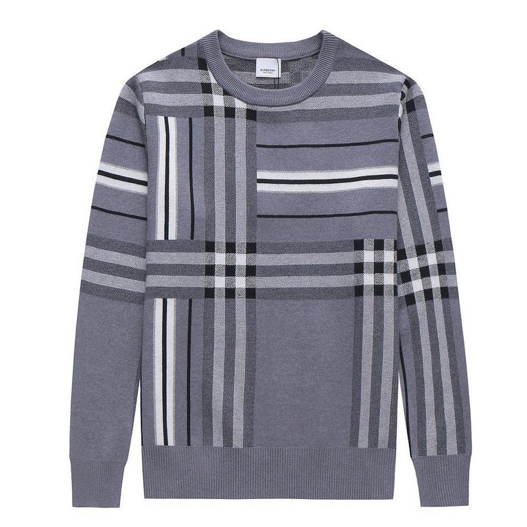 265Burberry Burberry BBR23SS Plaid Patchwork Stripe Knit Crew Neck SweaterOriginally purchased at 11,200, 72% wool 28% synthetic fiber, original four colors of fixed-dye yarn.12-needle imported computerized loom, the who