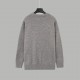 P225Xiao Xiang Double C Jacquard Long Sleeve SweaterDark gray and ivory color blockingDouble C jacquardEnriches the front design with the same color schemeSize XS S M L Original fabric 97% cotton, 2% nylon, 1% spandex.Ja