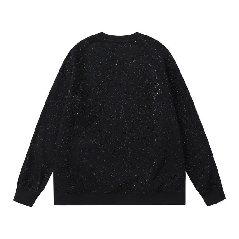 p230Full of stars...#ARC'TERYXBeginner's JIL Co-branded Couples A sky full of stars Large logo monogrammed crew neck sweatshirtColor BlackSize S - XL