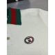 p305 Gucci Chapel Knit Polo ShirtOriginal color-coordinated dyeing wool, embroidery process, the logo using imported custom embroidery thread, with a glossy feel, creating a three-dimensional relief embroidery effect, br