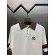 p305 Gucci Chapel Knit Polo ShirtOriginal color-coordinated dyeing wool, embroidery process, the logo using imported custom embroidery thread, with a glossy feel, creating a three-dimensional relief embroidery effect, br