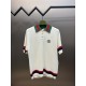 p305 Gucci Chapel Knit Polo ShirtOriginal color-coordinated dyeing wool, embroidery process, the logo using imported custom embroidery thread, with a glossy feel, creating a three-dimensional relief embroidery effect, br