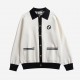 P250 [GUCCI] Gucci Small Label Embroidered Single Breasted Long Sleeve Sweater JacketColor-coded wool blended cotton yarn, high grams of high-density ultra-high quality, soft and delicate wool skin-friendly, soft and sil