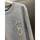 p375 Dior Dior Beaded SweaterThis section is made of 10 cashmere 50 wool 40 polyamide fiber, 16 count blended yarn, using 12 knitting machine 1  1 rib   plain process, the pattern at the first to the board to do plain em