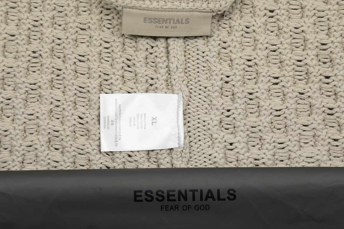 FG05#P213 Highest quality in the marketFOG FEAR OF GOD Repeat ESSENTIALS Twist Crew Neck SweaterDifferent from the so-called highest version on the market, the real highest version is here.100% full-color authenticity, c