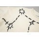 P235DIO Dior Constellation Embroidery Tassel Long Sleeve SweaterStar series embroidery Hand-stitched connecting threadsBranded monogram embroidery   fringe trailing effectSize XS S M L Original Fabric 75% wool, 15% acryl