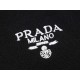 P220 PRADA Prada PRD 23FW machine embroidered monogram crew neck sweaterMade of customized 55 cashmere, draping on the body, imported machine melting three-dimensional embroidery, customized accessories, fitted shapeB Si