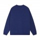 P275Dior DIOR embroidered 1947 round neck jacquard sweaterColor Blue AlmondSize S M L XL XXL