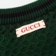 p265 GucciGucci Sweater Knit Loose VersionMountain wool raw material yarn Guest imported sweater fabric 7-needle imported knitting machine manufacturing color fixed dyeing overall thick needle twist hollowing back neck l