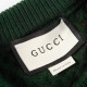 p265 GucciGucci Sweater Knit Loose VersionMountain wool raw material yarn Guest imported sweater fabric 7-needle imported knitting machine manufacturing color fixed dyeing overall thick needle twist hollowing back neck l