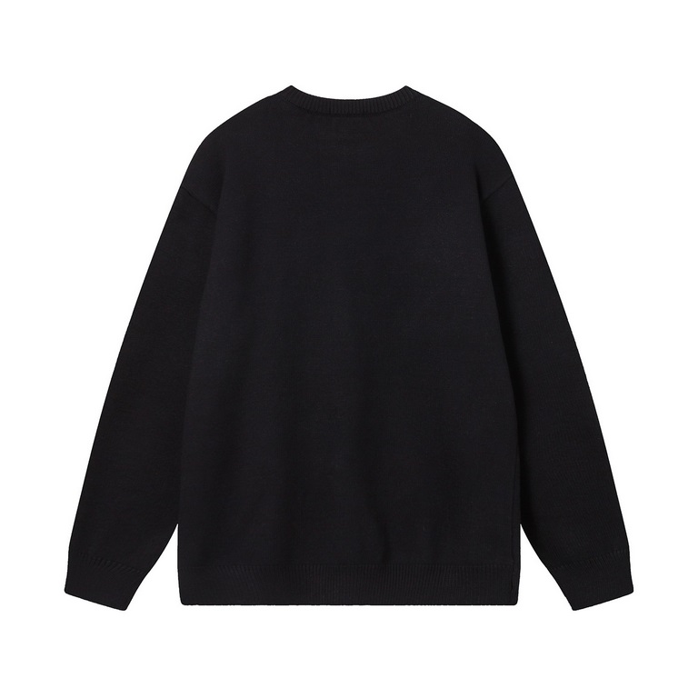 p255 balenciagaparis house sweater knit sweater loose versionGuest imported sweater fabrics mountain wool raw material yarn 7 needle imported knitting machine manufacturing color fixed dyeing high-quality heavyweight hig