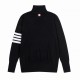 280Thom Browne   Thom Browne turtleneck classic sweaterTB classic four-bar basic style year after year are wearing the classic models must choose the quality of   all of the color fixed dye containing wool cotton yarn, s