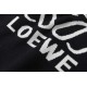 P240 (high quality)Loewe 23ss new round neck sweater chest substantial brand pattern flocking design wool material selection through multiple washing and strict inspection of anti-pilling modal fleece imported automatic 