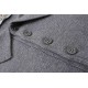 p225Thom Browne  TB23 fall and winter new polo lapel sweater.Made of wool and cotton, the sweater is soft and smooth, warm and comfortable, embellished with TB classic elements, mother-of-pearl buttons on the placket, an