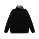 P230 PRADA22SS New Bottom Sweater for Men and Women  This faux modal wool penguin collar sweater is from the FallWinter 2022 runway collection. The body decoration is inspired by sci-fi movies. The jacquard neckline and 