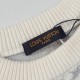 ￥230 (Heavyweight high version)Lv      Louis Vuitton 23ss New Jacquard Wool Knit Sweater OS Version  Men and WomenThe whole garment 500 grams of heavy weight seconds market currencyThe wool is knitted using 7 needle impo