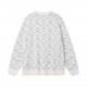 ￥230 (Heavyweight high version)Lv      Louis Vuitton 23ss New Jacquard Wool Knit Sweater OS Version  Men and WomenThe whole garment 500 grams of heavy weight seconds market currencyThe wool is knitted using 7 needle impo