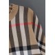 335 (not in stock can be maintaned)BBR Burberry fall and winter new round neck knitted sweaterThe official synchronization in the sale of loose fit, the original version of the consistent knitted jacquard plaid pattern, 