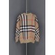 335 (not in stock can be maintaned)BBR Burberry fall and winter new round neck knitted sweaterThe official synchronization in the sale of loose fit, the original version of the consistent knitted jacquard plaid pattern, 