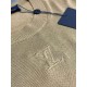 p365 Lv Cubic Embossed Cashmere Crew Neck Sweater14S fine knitted pieces, embossed embossing, moving needle organization, one-sided jacquard process, simple models usually use solid colors to incorporate simple pattern d