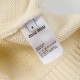 260MiuMiuMiuMiu 23Fw College Style V-Neck Sweater CardiganLazy temperament collision V-neck wool plain knit long-sleeved cardigan Full of design sense of the threaded knit look good and not easy to hit the shirt Beige us