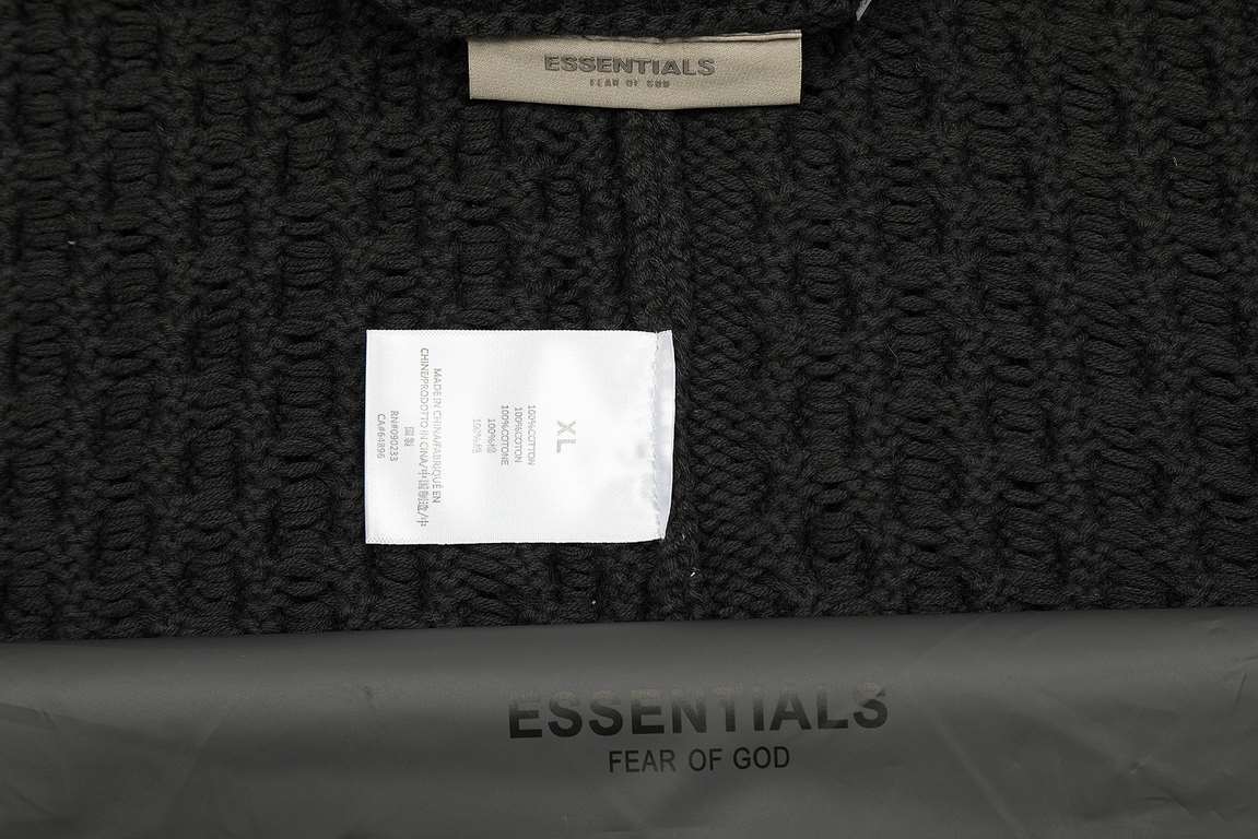 FG05#P213 Highest quality in the marketFOG FEAR OF GOD Repeat ESSENTIALS Twist Crew Neck SweaterDifferent from the so-called highest version on the market, the real highest version is here.100% full-color authenticity, c